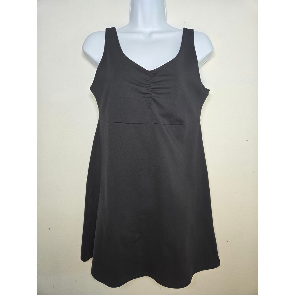 Kuhl Harmony Womens Black Athleisure Casual Sundress With Built In Ba. Medium